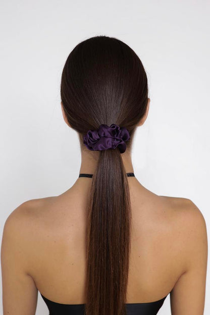 Large Scrunchie Purple
