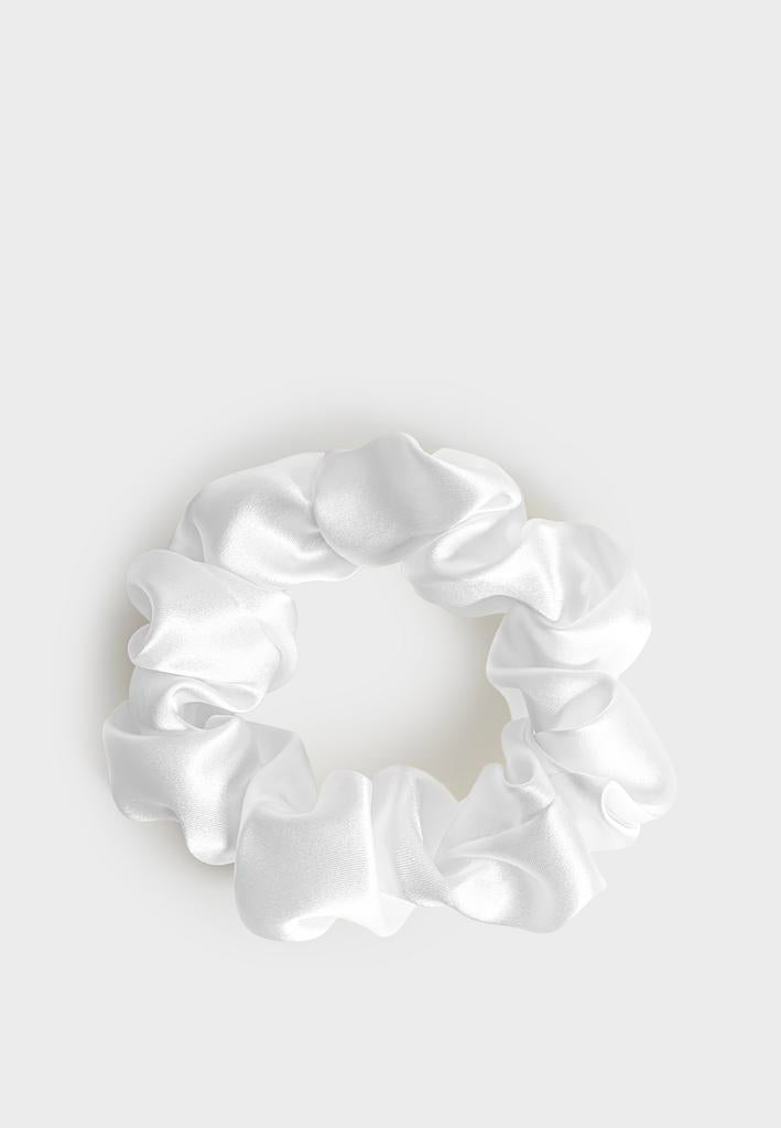 Large Scrunchie White