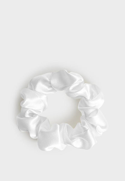 Large Scrunchie White