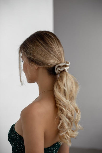 Large Scrunchie Beige