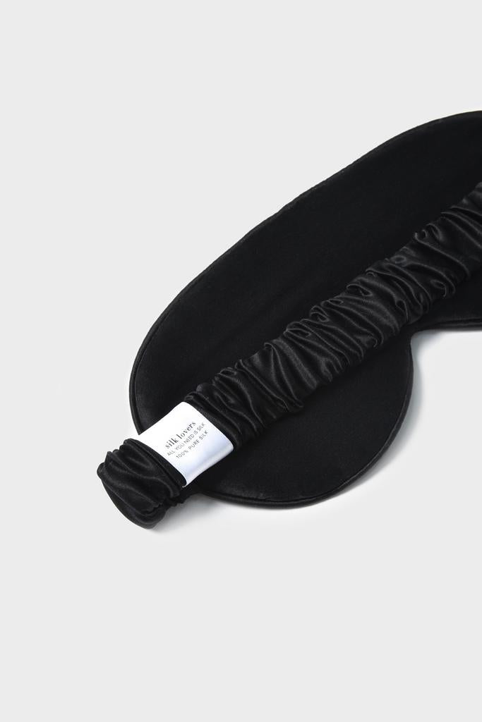 Premium Silk Sleep Mask Black