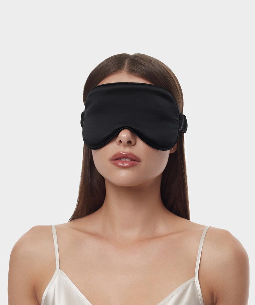 Premium Silk Sleep Mask Black
