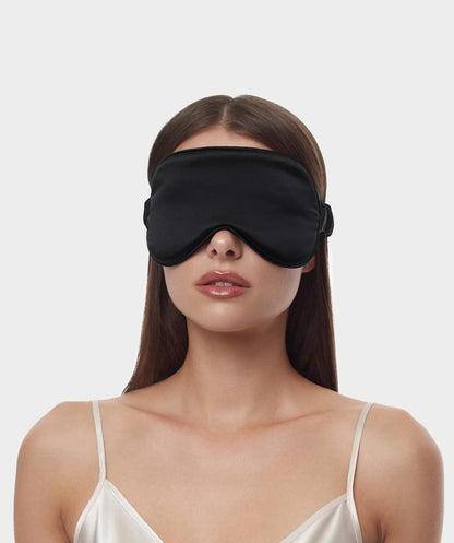 Premium Silk Sleep Mask Black