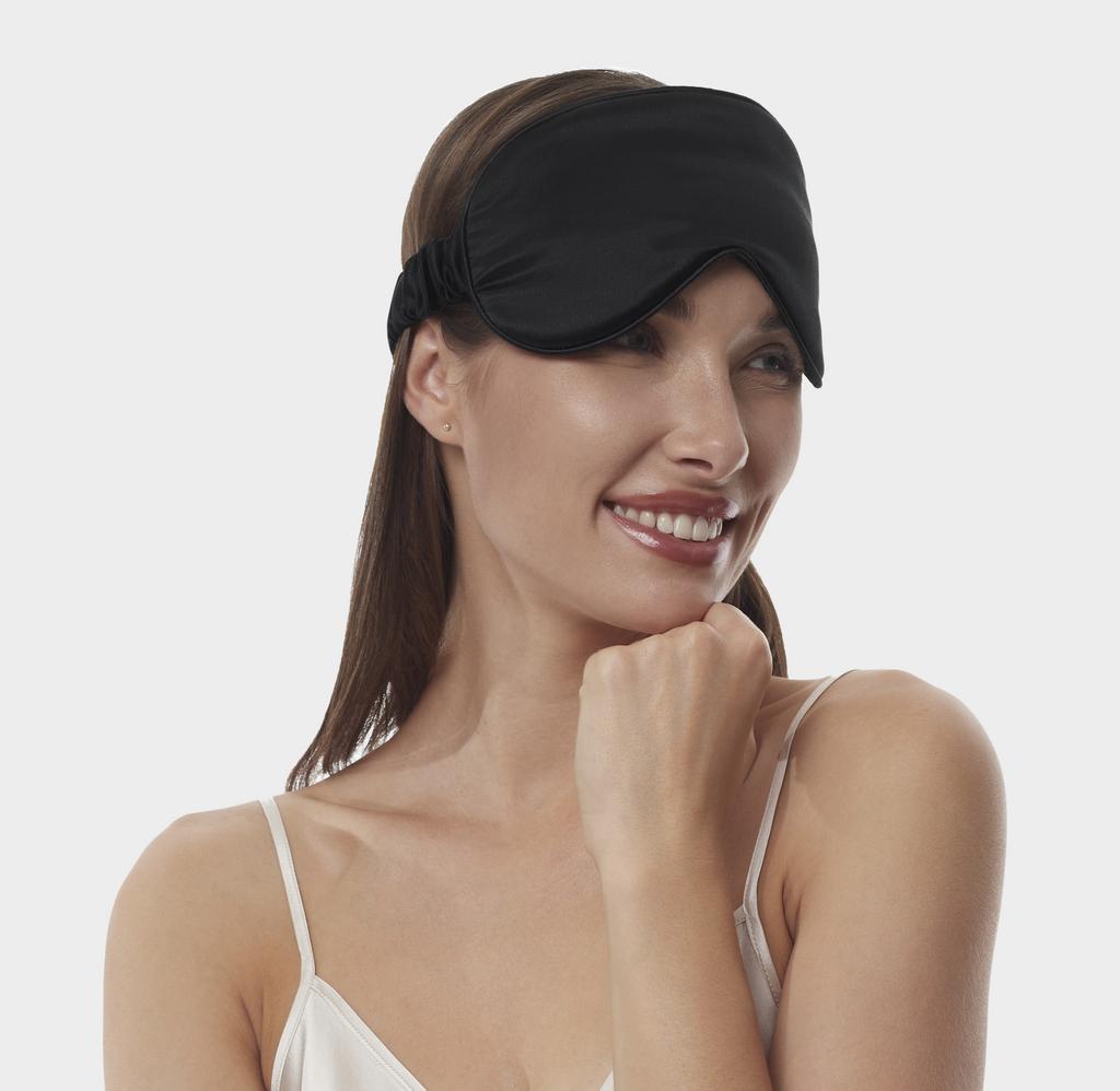 Premium Silk Sleep Mask Black