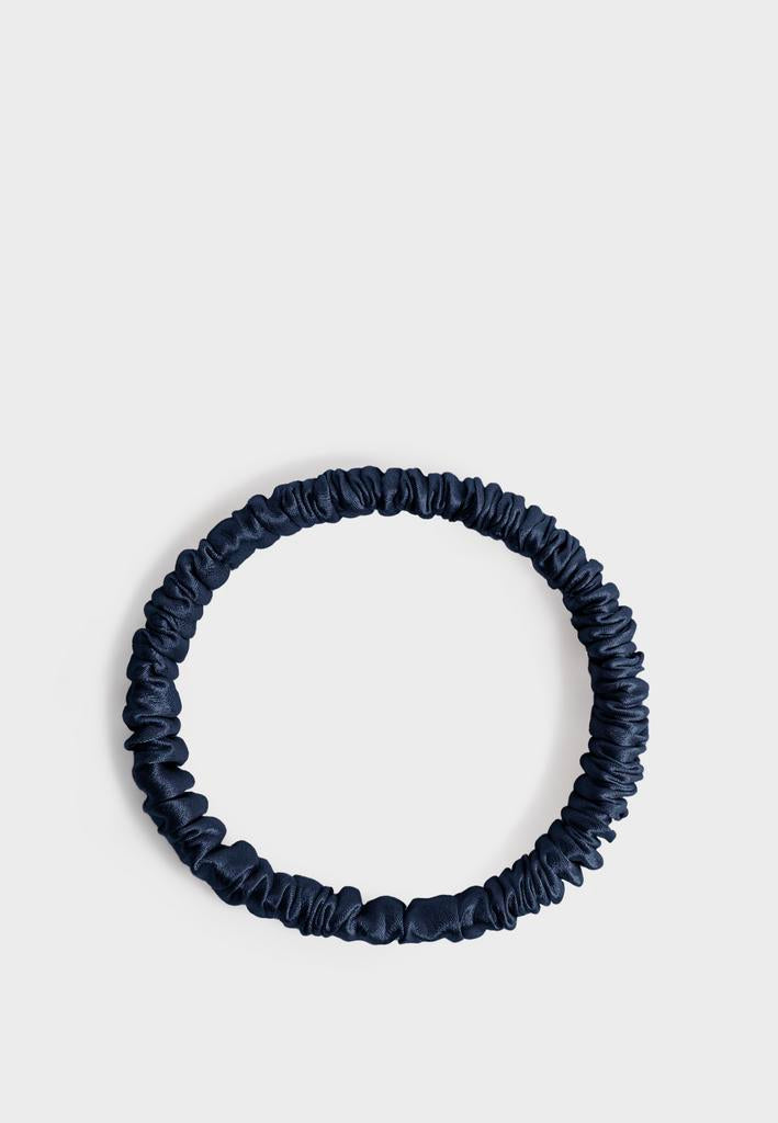 Premium Scrunchies Navy Blue
