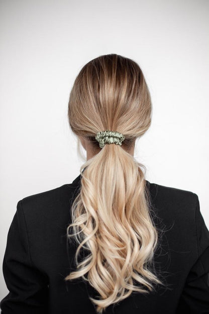 Premium Scrunchies Vert Cendré