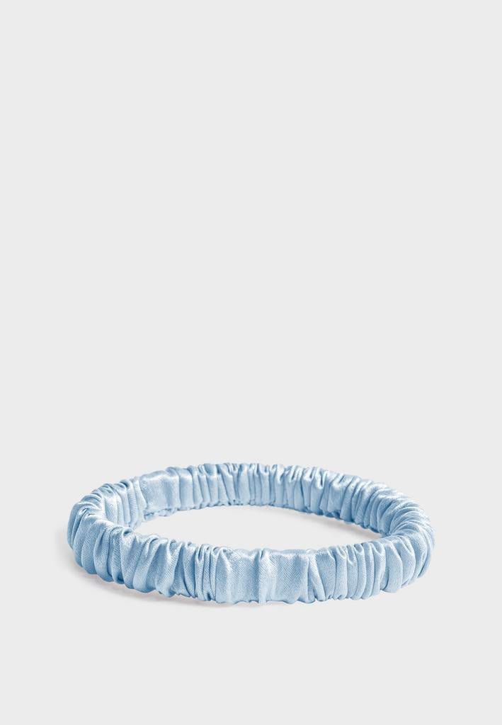 Premium Scrunchies Bleu Poudré