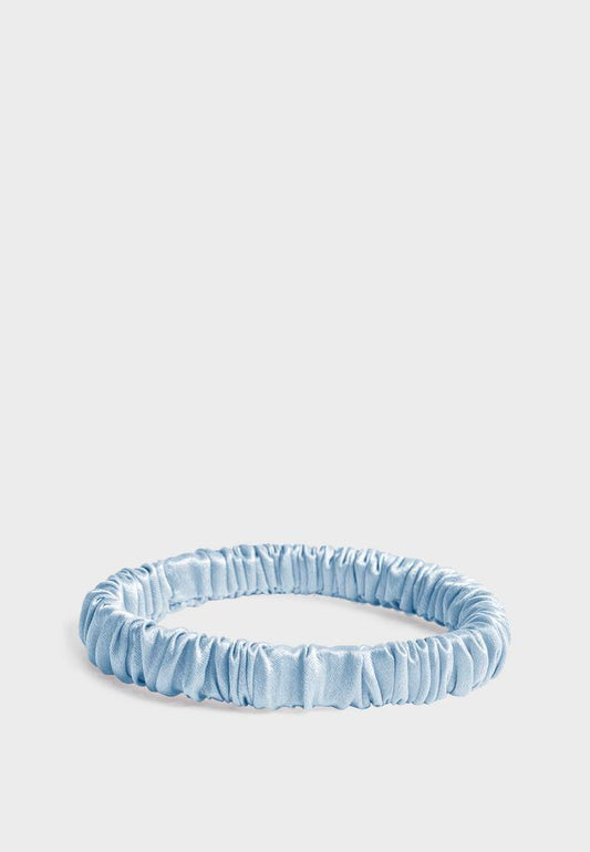 Premium Scrunchies Bleu Poudré