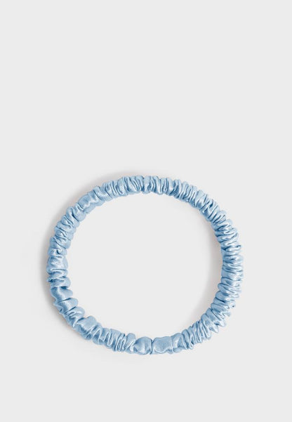 Premium Scrunchies Bleu Poudré